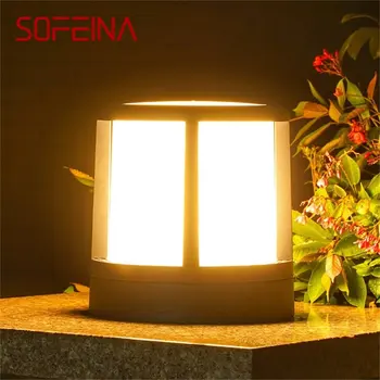 SOFEINA Outdoor Contemporary Post Light LED Водонепроницаемый настенный светильник на столбе IP65 для дома и сада