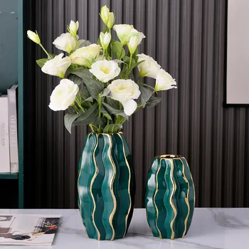 Креативная ваза в скандинавском минимализме гидропонная ваза для цветов стол в гостиной мягкий декор керамическая цветочная композиция украшение дома