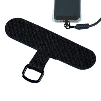 Язычок для телефонного троса, защищающий от потери Зажим для шнурка мобильного телефона, ремешки для мобильного телефона, нейлоновая нашивка с клейкой заменой шнурка для телефона