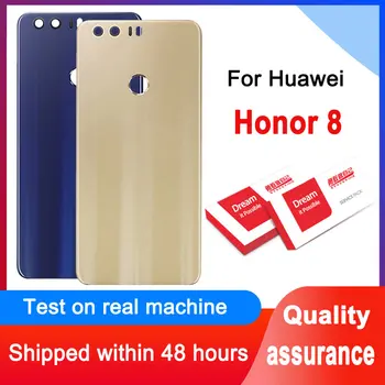 Высококачественная Замена Задней Крышки Корпуса Для Huawei Honor 8 Задняя Крышка Батарейного Отсека Стеклянная Клейкая Наклейка Для Задней Крышки Huawei Honor 8