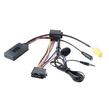 6-контактный автомобильный аудиоадаптер Bluetooth с микрофоном и кабелем громкой связи AUX для 159 Smart Fortwo 451