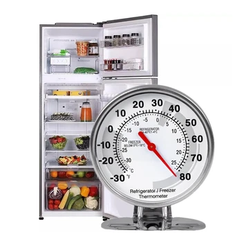 Нержавеющий Холодильник Термометр Морозильник Датчик Температуры Мини-Термометр Гриль Для Домашней Кухни Еда
