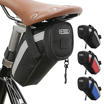 Велосипедная седельная сумка из ткани Оксфорд для велосипедного сиденья, задняя сумка для MTB Велосипеда, Сумка для хранения инструментов, велосипедное снаряжение