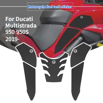 Новые Мотоциклетные Нескользящие Боковые Наклейки На Топливный Бак, Водонепроницаемая Накладка Для Ducati MULTISTRADA 950 950S 2019 2020 2021 2022 Аксессуары