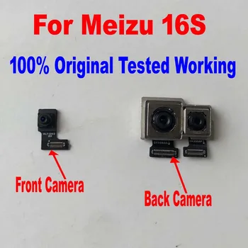 Оригинальная Лучшая рабочая маленькая фронтальная камера для Meizu 16S Snapdragon 855, большая основная камера заднего вида, гибкий кабель для задней камеры
