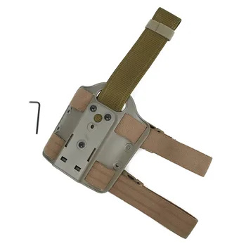 Страйкбольная тактическая набедренная кобура с откидной ногой, чехол на платформе, пистолетная кобура для SFL