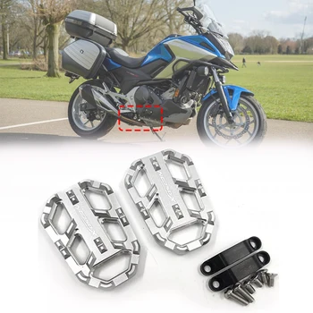 Подходит для Honda NC750X NC750S 2014-2018 NC700X NC700S 2012-2014 Запчасти для мотоциклов передние подножки Алюминиевые подножки с ЧПУ