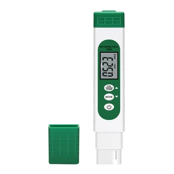Портативный цифровой тестер воды TDS Meter Профессиональная тестовая ручка для измерения температуры питьевой воды 5-в-1 TDS, соли и S.G / EC