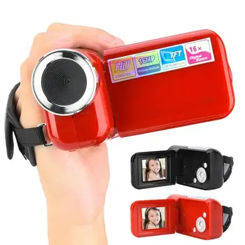 Цифровая видеокамера Игрушка 16X HD Цифровая видеокамера Видеокамера с TFT LCD Sceen Камера Цифровая видеокамера