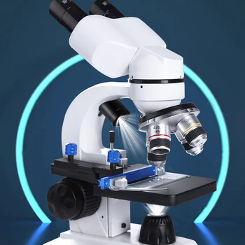 30000X Микроскоп для детей начальной школы Научный Экспериментальный биологический обучающий цифровой микроскоп