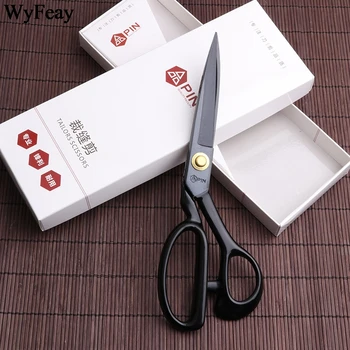 Профессиональные портновские ножницы из высокоуглеродистой стали, приспособление для резки ткани с прямой направляющей, портновские ножницы, ножницы для вышивания