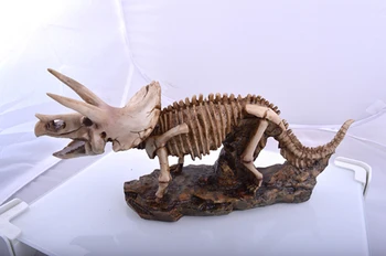 Модель скелета динозавра Трицератопс Тираннозавр рекс поделки из смолы модель образца скелета
