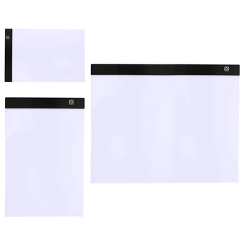 Планшет для рисования A3/A4/A5 Цифровая графическая панель Светодиодный световой короб Копировальная доска Блокнот для письма Художественная живопись