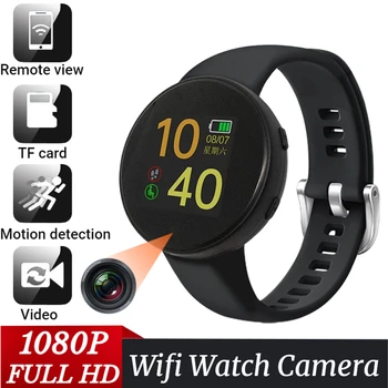 1080P HD WIFI Мини-Часы Камера Портативный DV Аудиомагнитофон Спортивный Браслет Cam Мужские Часы Камера Поддержка Удаленного Просмотра Body Cam