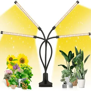 sunlike led grow lights Фитолампы Полного спектра Постоянного тока 5 В USB LED Grow Light с Таймером Настольный Зажим Фитолампы для растений и Цветов