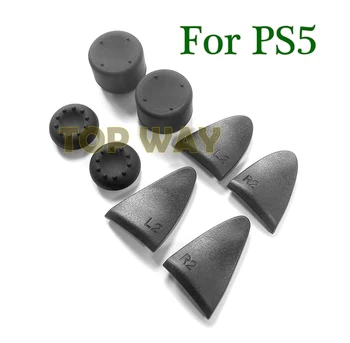 50 комплектов 8 в 1 Кнопок Запуска L2 R2 D Pad Cover Игровые Аксессуары Контроллер Расширенный Комплект Кнопок для Playstation 5 Геймпад PS5