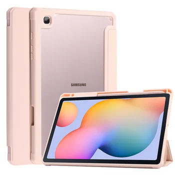 Для Samsung Galaxy Tab S6 Lite 10,4 2020 2022 Чехол для планшета Кожаный трехстворчатый Ультратонкий Защитный чехол для SM-P610/P615 10,4 