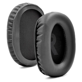 Сменные амбушюры Подушка для наушников Pro X Headset Кожаный наушник, ушная крышка, амбушюры (черный PU)