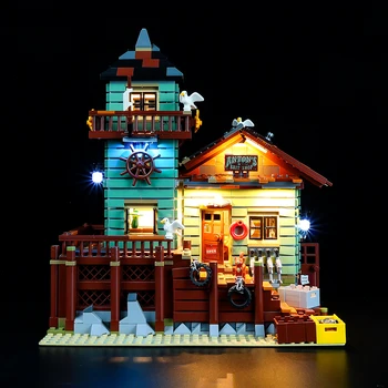 Комплект светодиодной подсветки Kyglaring для модели lego Old Fishing Store Building Block Light Set Совместим с 21310 и 16050