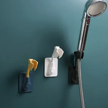 Подставка для душа Настенное крепление для ванной комнаты с перфорированным фиксированным основанием, держатель для душевой головки без перфоратора, подставка для домашнего отеля
