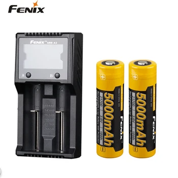 Двухканальное зарядное устройство Fenix ARE-A2, зарядное устройство для аккумулятора (с батареей 2X18650)