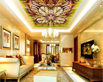 beibehang Dream, модные высококачественные обои, абстрактные великолепные потолочные фрески в европейском стиле, обои papel de parede 3d