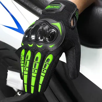 Перчатки для езды на мотоцикле по бездорожью, летние дышащие мотоциклетные перчатки с полными пальцами, перчатки для верховой езды с сенсорным экраном