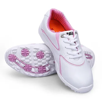 Женские туфли для гольфа PGM с фиксированным гвоздем, женская спортивная повседневная обувь для гольфа
