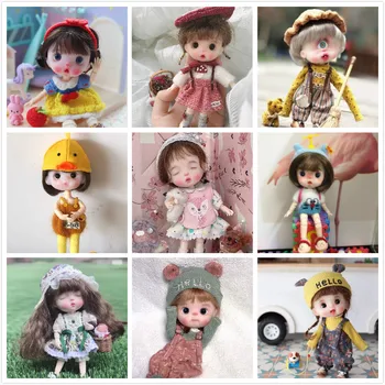 Глиняная кукла OB11 с шарнирным телом, куклы ручной работы, продаются с одеждой и париком