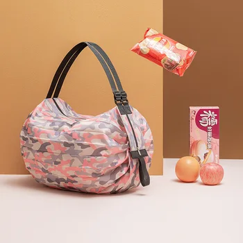 Складная хозяйственная сумка, портативная сумка без холста, складная сумка для хранения, сумка для переноски, сумка для покупок в супермаркете, женская сумка через плечо