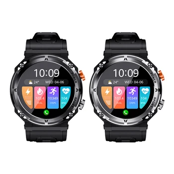 Спортивные умные часы с 1,39-дюймовым экраном 360x360, модные умные часы для звонков, совместимые с Bluetooth, Водонепроницаемый монитор состояния сердечного ритма