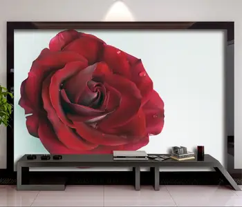WELLYU 3D Пользовательские обои фото любовник розовая вода бисер ТВ фон стены домашний декор гостиная спальня фрески 3D обои