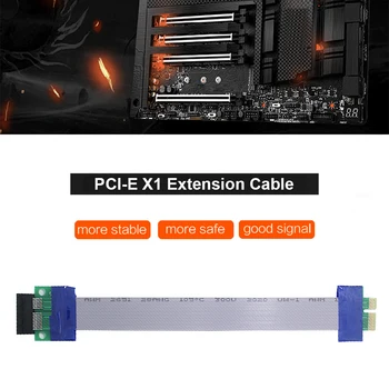 15 см Гибкий PCI-E PCI Express Riser Card Extender Удлинительный Кабель PCIe 1X-1X Конвертер Шнур для Звуковой Карты /Беспроводной Сети