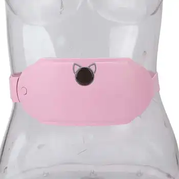 Менструальный нагревательный пояс с 6-температурным механизмом, быстро нагревающийся Вибрационный Электрический Поясной ремень для женщин, Розовый Электрический массажер