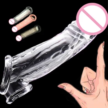 Секс-игрушки для мужчин, Интимные товары, Массажер простаты, Многоразовые презервативы, удлинитель пениса, рукав для задержки эякуляции, Задержка эякуляции