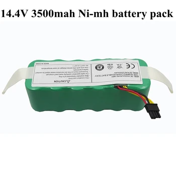 Ni-mh Sc 14,4 В 3500 мАч Nimh Аккумуляторная Батарея для Робота-Пылесоса CR540 121 CR120 X500 R1-L102B L103B E-R300G E-550W E-550G