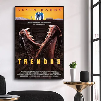 WM3076 Tremors Замечательный классический фильм HD шелковая ткань плакат художественный декор картина в помещении подарок