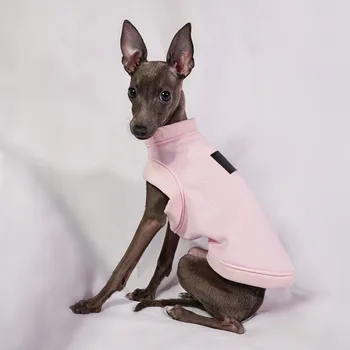 Одежда для маленьких собак, осенне-зимний хлопковый флисовый теплый свитер для собак, одежда для итальянских борзых, аксессуары для собак, принадлежности для собак