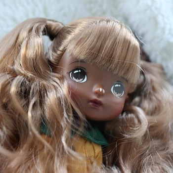 22-сантиметровая кукла-девочка без макияжа, мультяшная милая кукла