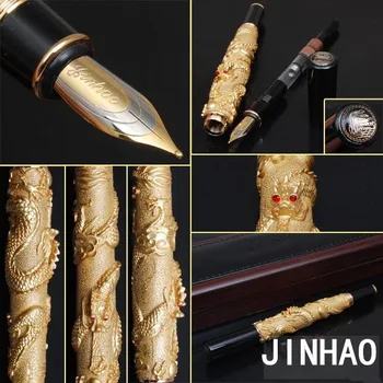 JINHAO Luxury Senior gifts Eastern Dragon Авторучки Golden Dragon New office для письма в бизнес-школе