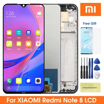 Экран для Xiaomi Redmi Note 8 M1908C3JH M1908C3JG ЖК-дисплей Цифровой Сенсорный Экран с Рамкой для замены Redmi Note 8