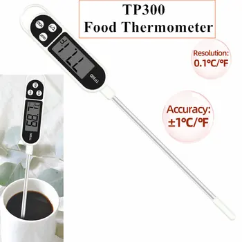 Инструменты Кухонный Пищевой термометр для приготовления воды Цифровой датчик духовки Электронные датчики Термометры для барбекю Зонд для измерения молока Мяса