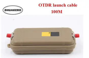Бесплатная Доставка AB196B 100M OTDR launch cable box оптоволоконный удлинитель 9/125um false fiber time domain reflector удлинитель